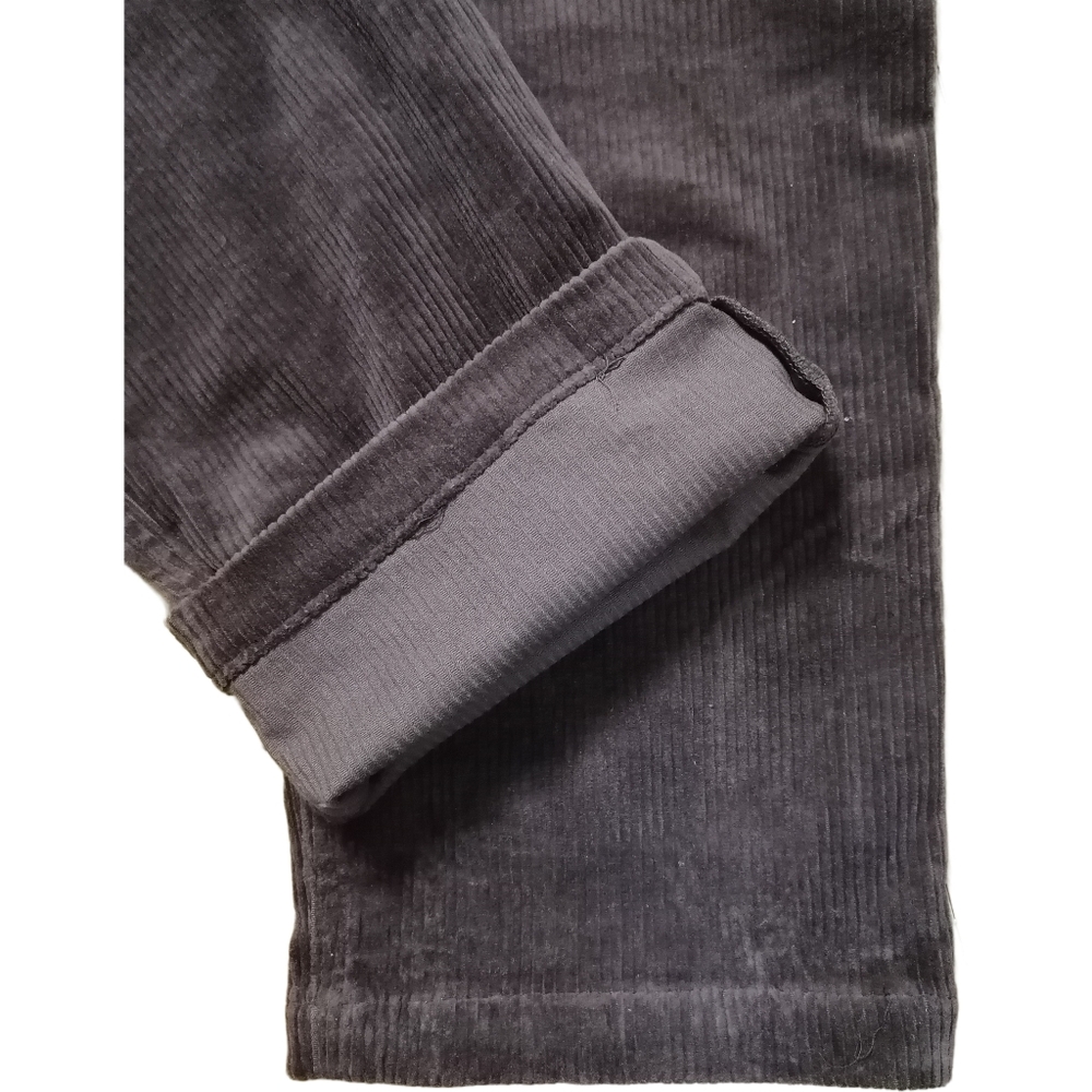 🍂 23"W vintage saddle brown high rise straight leg corduroy casual pants